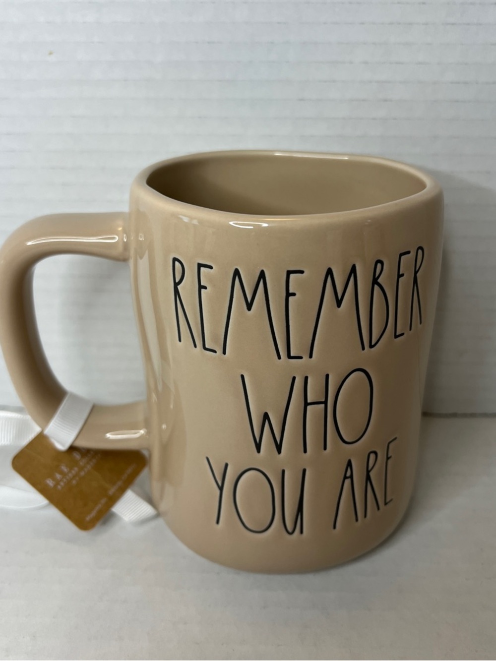 Rae Dunn Disney Lion King Remember Who You Are Beige Ceramic Mug